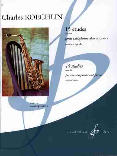 comprar 15 etudes koechlin saxo mejor precio prieto musica